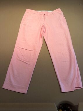 J Crew Women's Pink ankle length pants
